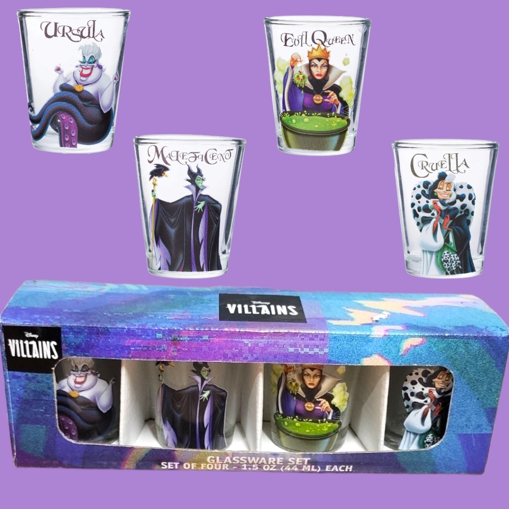Disney Villains Queen Glassware Set 1 oz